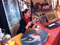 la restauratrice de tableaux