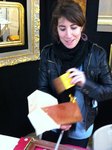 pose de la feuille d'or
